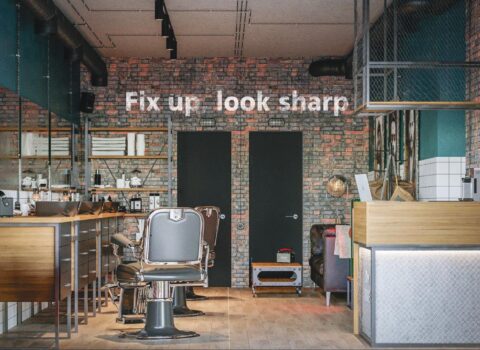 BARBERSHOP "THE BASE" Interor